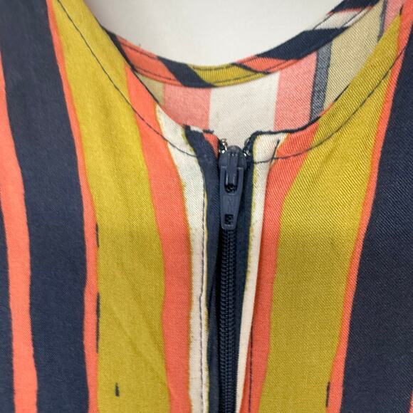 ModCloth Unbridled Enthusiasm Wide-Leg Jumpsuit Women's Size 4X Multi Cropped - Picture 8 of 11